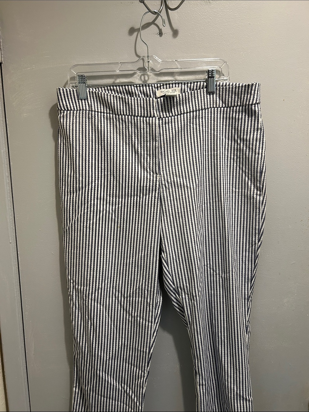 Rachel Zoe Black & White Striped Chinos